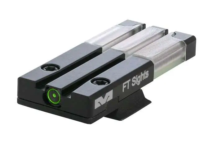 MAKO/MEPROLIGHT Fiber-Tritium Bullseye Sight S&W M&P Shield Rear Sight GRN - Meprolight
