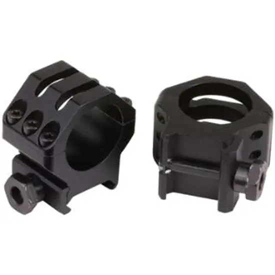 Weaver 6 Hole Tactical Scope Rings 1" Medium Matte Black 48349 - Weaver - 1"