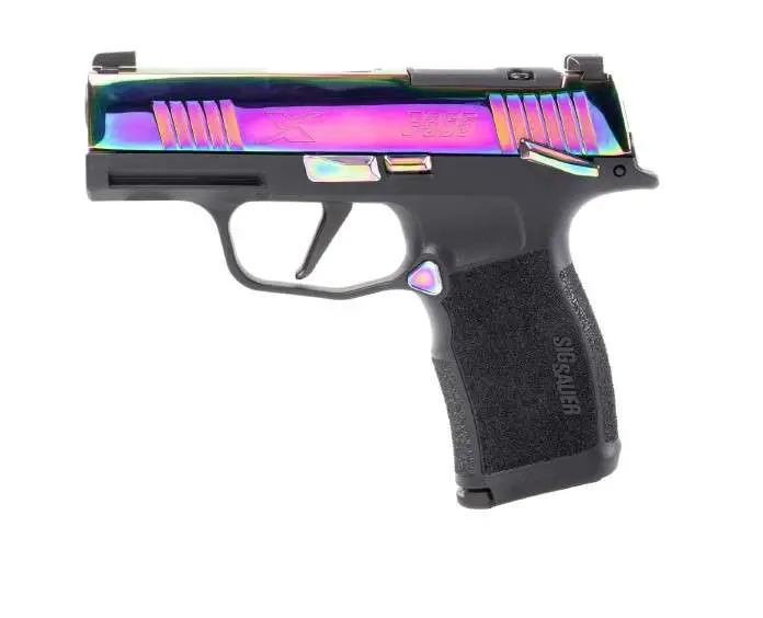 Sig Sauer 365X-9-RBT-MS 9MM Pistol 12+1 Rainbow Titanium X-Ray Sights - Sig Sauer - 9mm