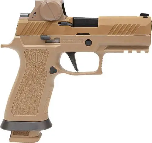 Sig SAUER M18X 9mm 3.9in 3x 21rd Mags Coyote Tan Pistol (M18X-9-RX) - Sig Sauer - 9mm