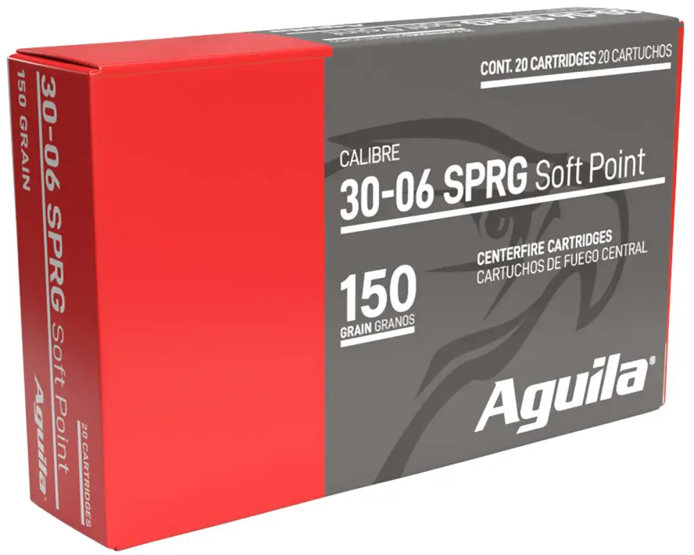 Aguila 8108AG .30-06 Springfield 150gr InterLock BTSP Ammo 20 Rounds