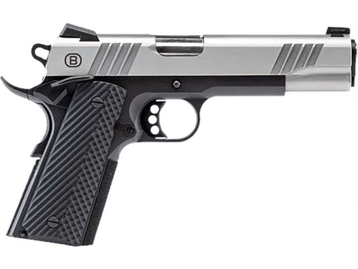 Bersa B19117050SBBK B1911 Full Size Frame 45 ACP 8+1 5" Stainless... - Bersa - 45 ACP