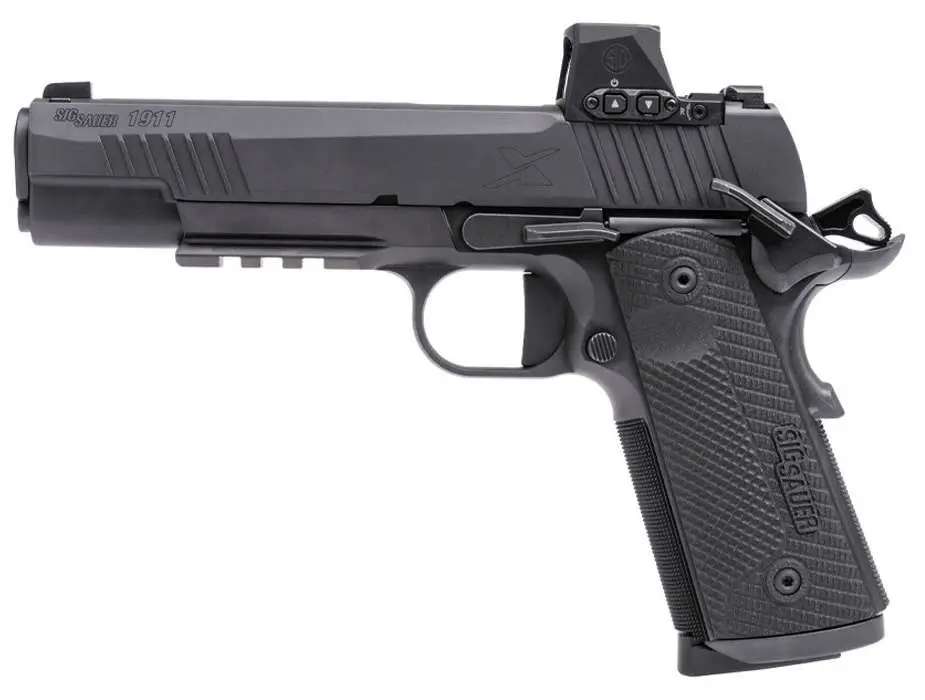 Sig Sauer 1911X RX 45AP 8+1 X-Ray3 Sights Romeo-X Red Dot Black DLC - Sig Sauer - 45 ACP