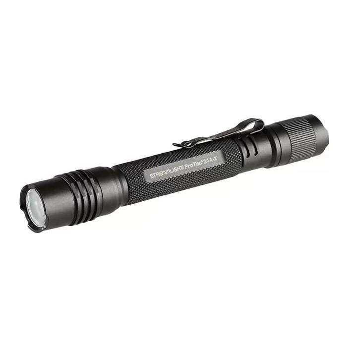 Streamlight ProTac 2AA-X USB Black Personal Carry Tactical Flashlight 88135 - Streamlight - 40/500 LUMENS (LITHIUM POLYMER)/18/270 LUMENS (AA)