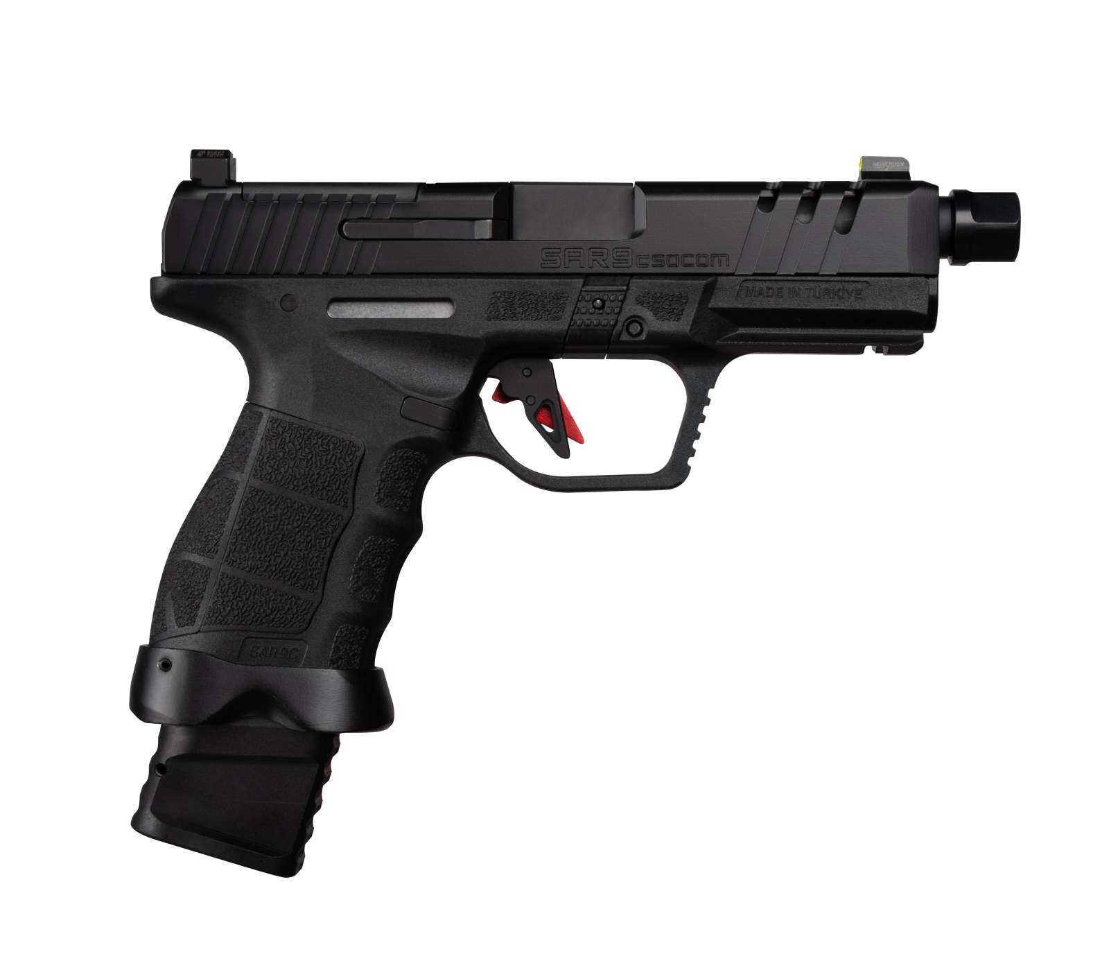 SAR USA SAR9CSOCOMBL SAR9 C Compact Frame 9mm Luger 21+1 4" Black... - SAR USA - 9mm