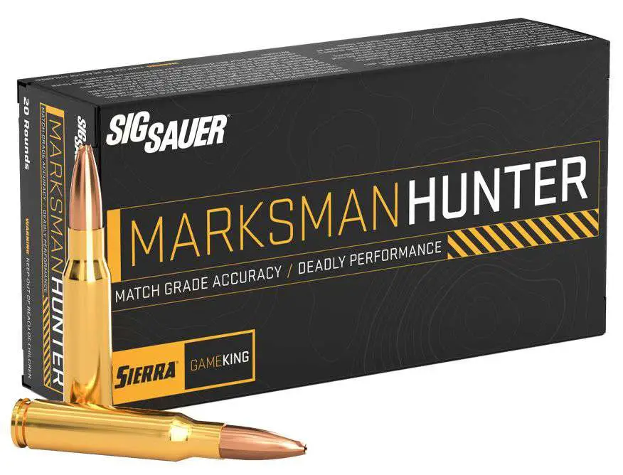 Sig SAUER Marksman Hunter 243 Win 85Gr JHP 20Rd/Box Rifle Ammo