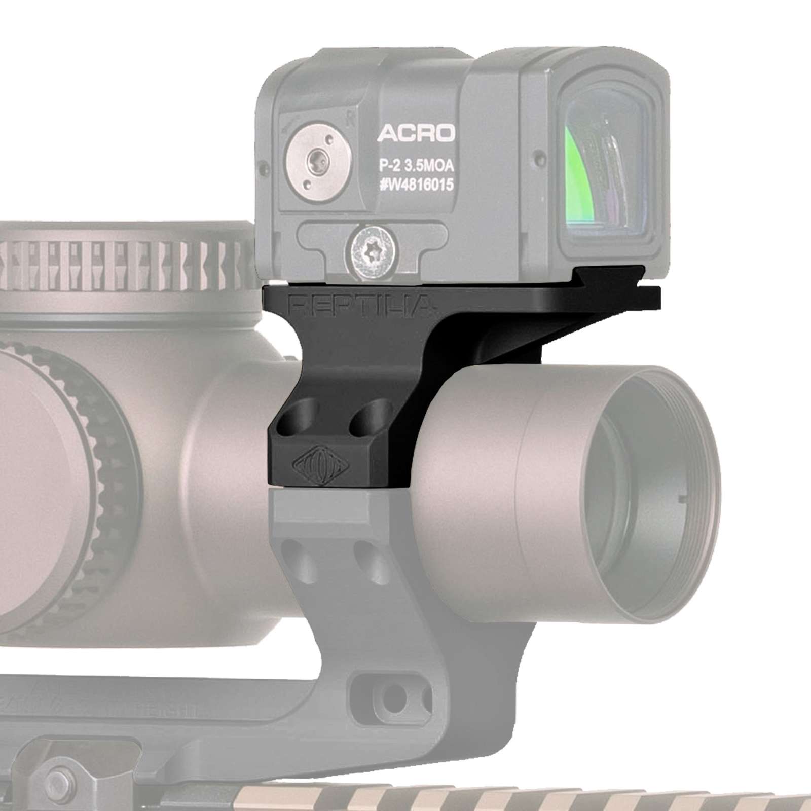 Reptilia LLC 100191 ROF-90 34mm Black 7075-T6 Aluminum Fits AR-15 - Reptilia - ROF-90