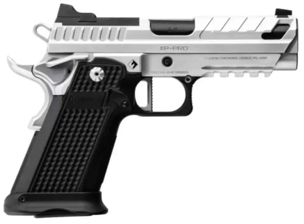 Fusion XP9C10 9mm 4" 10RD Chrome, RMR Plate, Glock Mag Compatible