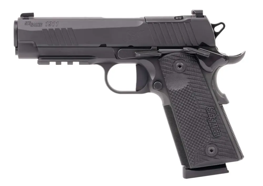 Sig 1911 XCARRY .45ACP 4.25" Barrel XRAY3 Sights, 8RD, G10 Grip - Black - Sig Sauer - 45 ACP