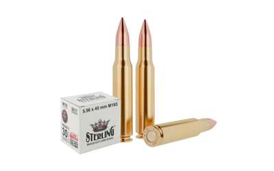 Sterling M193 556NATO 55 Grain FMJ 30 Round Box