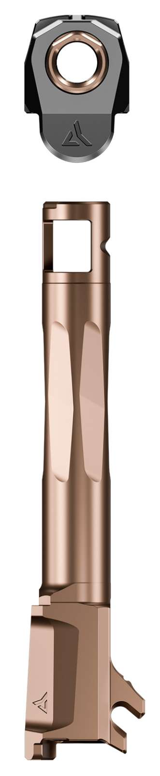 Radian R0841 Ramjet + Afterburner 9mm 3.70" Bronze 416R Stainless Steel - Radian Weapons - 3.70"