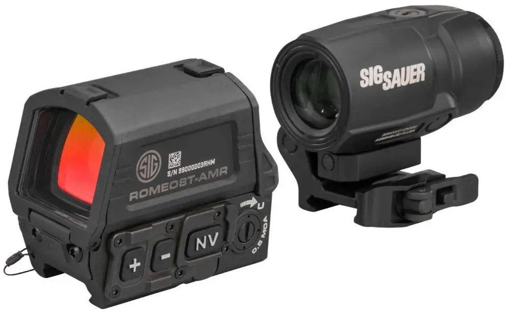 Sig Sauer Electro-Optics ROMEO8T-AMR Juliet3T Combo Kit 1x40mm 3x22mm Re...