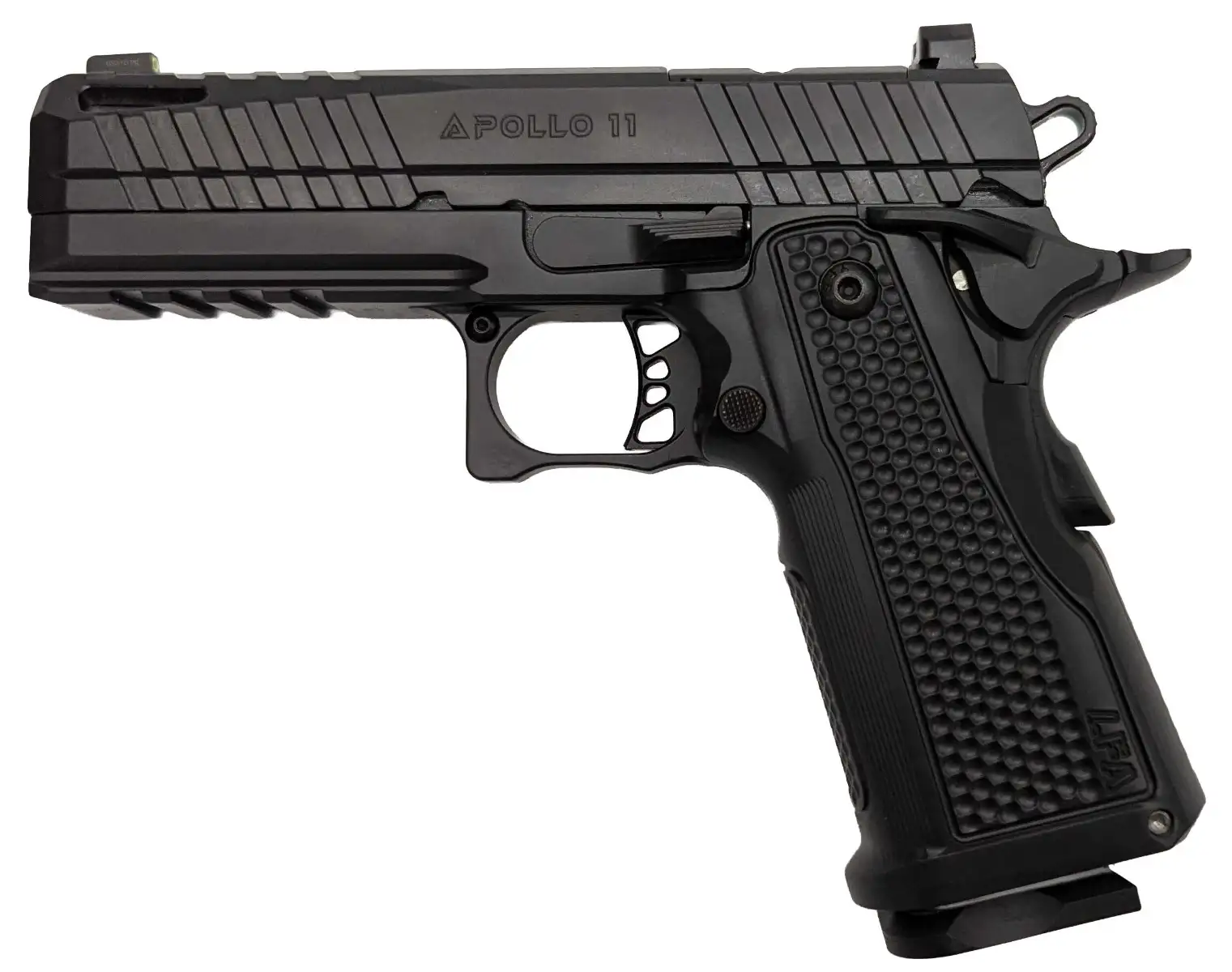 LIVE FREE ARMORY LF APOLLO 11 HGA 9MM 4.15IN BBL ELITE BLACK 17RD COMPACT  ALUMINUM GRIP BLK