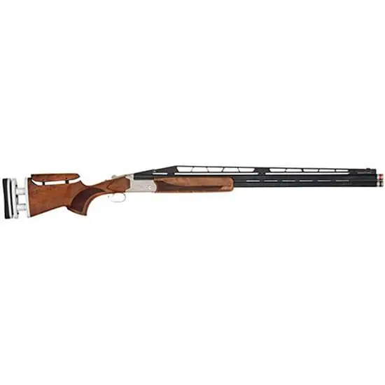 TriStar 35418 TT-15 Combo Trap Shotgun, 12 Gauge, 32" & 34" Adjustable Rib Barrels, Silver Receiver, Walnut Stock, Right Hand Orientation, 5 Extended MobilChoke - TriStar - 12 Gauge