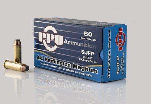 PPU PPH44MH Handgun 44RemMag 240gr Jacketed Hollow Point 50 Per Box/10 Case - Prvi Partizan - 44 Magnum