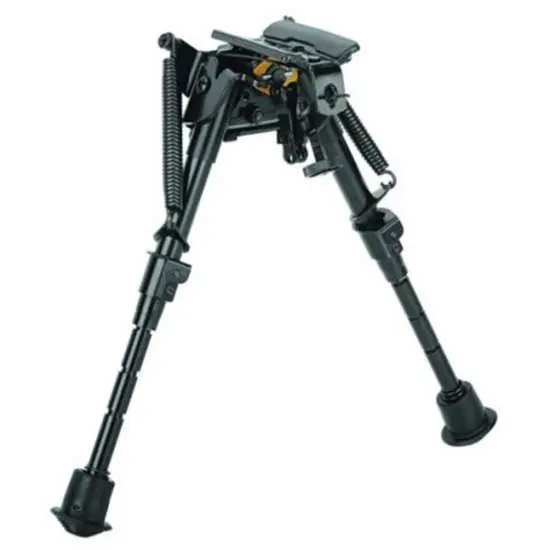 Caldwell XLA Adjustable 6-9" Non-Pivot Bipod, Lightweight Aluminum, Black, Sling Swivel Stud Mount - Caldwell