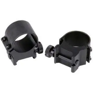 Weaver 49041 Detachable Top Mount Rings 1 in Matte Black Medium - Weaver - 1"