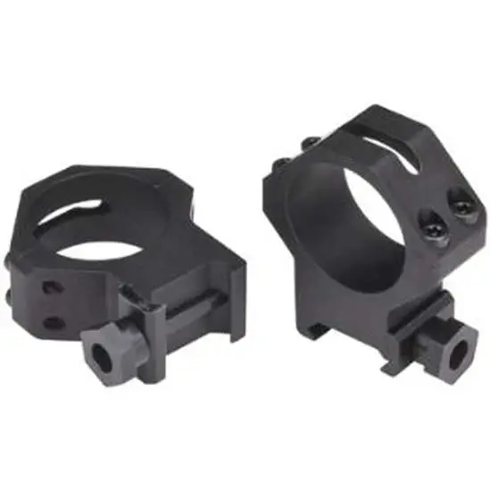 Weaver Mounts 48366 Skeleton Rings Scope Ring Set Black Anodized Aluminum 30mm Tube High Four Hole - Weaver - 30MM
