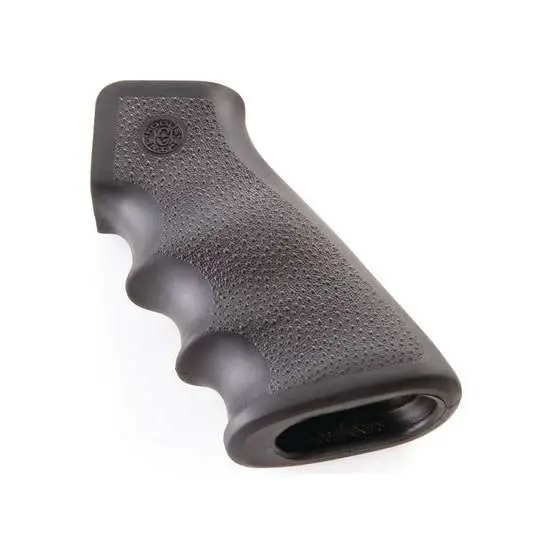 Hogue Grips Overmolded AR-15/M16 Rubber Finger Grooves Black 15000