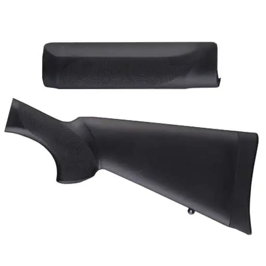 Hogue 08712 OverMolded Combo Kit Black Stock & Forend for Remington 870