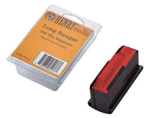 Henry Repeating Arms Long Ranger Magazine .243 Winchester 4 Rounds Black