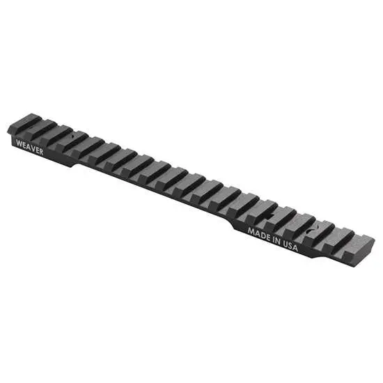 Weaver Mounts 99468 Multi-Slot Base Extended Anodized Aluminum Fits Ruge... - WEAVER