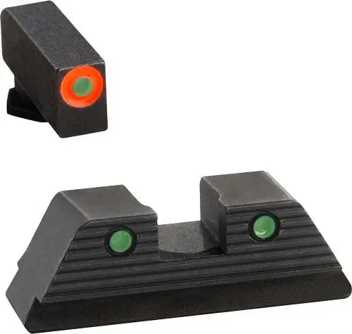 AmeriGlo Trooper Sight Set for Glock Gen 1-4 9mm/.40/.380 Gen 5 10mm/.45 - Ameriglo - STEEL