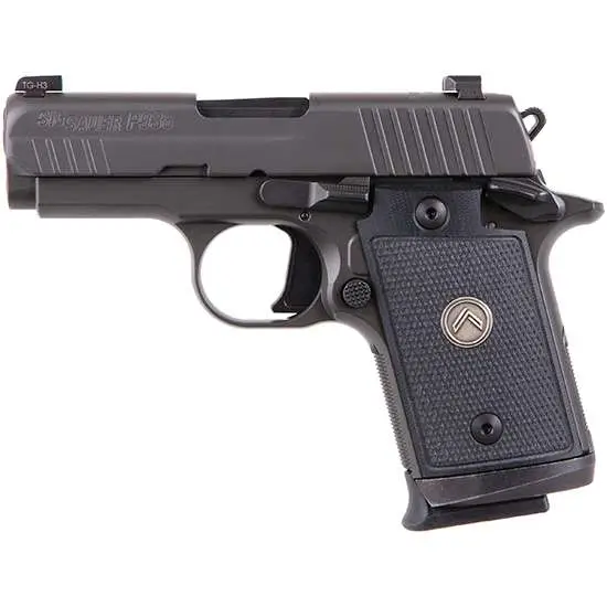 Sig Sauer P938 Micro-Compact Legion 9mm Luger 3" 10+1 Gray Cerakote Stainless Steel Black G10 Grip X-Ray3 Night Sight