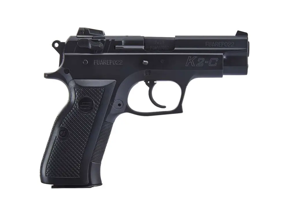 SAR USA K245CBL K2 Compact 45 ACP Caliber 13+1 Capacity Overall Black Fin