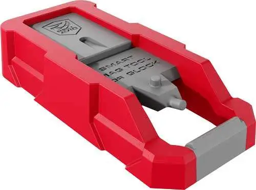 Real Avid AVGLOCKMT Smart Mag Tool for Glock, Gray/Red Plastic - Real Avid