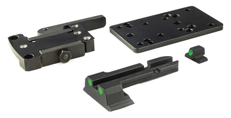 Mepro Light 88071501 MicroRDS QD Adapter with Backup Sights for CZ 75/85/SP01