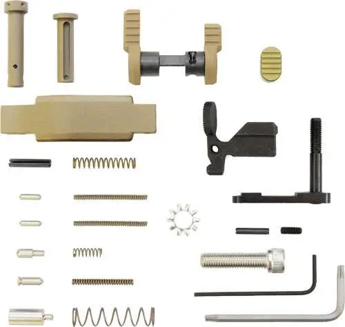 Armaspec ARM252FDE Superlight AR-15 Lower Parts Kit FDE Stainless Steel