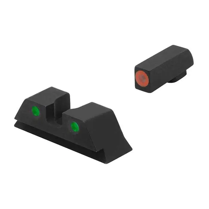 Meprolight 402243131 Hyper-Bright Sights Green Tritium for Glock 17/19/22