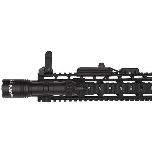 Nightstick LGL160 Full Size Long Gun Light Kit 1100 Lumens White LED Black Anodized Aluminum 300 Meters Beam