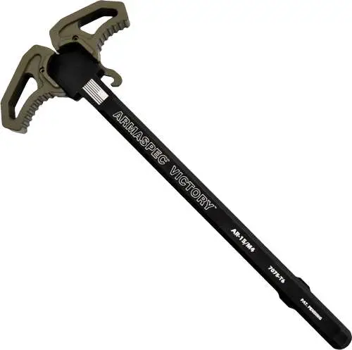 Armaspec ARM161ODG Victory AR-15 Charging Handle, OD Green, 7075 Aluminum