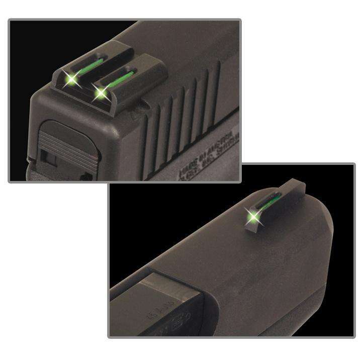 TruGlo Brite-Site Tritium/Fiber Optic Sight Fits High for Glock 20 21 29 30