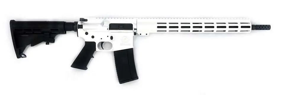 GLFA AR15 Rifle 223 Wylde 16" Barrel 1:8 Twist 30 Rnd Mag White Synthetic - Great Lakes Firearms - 223 WYLDE