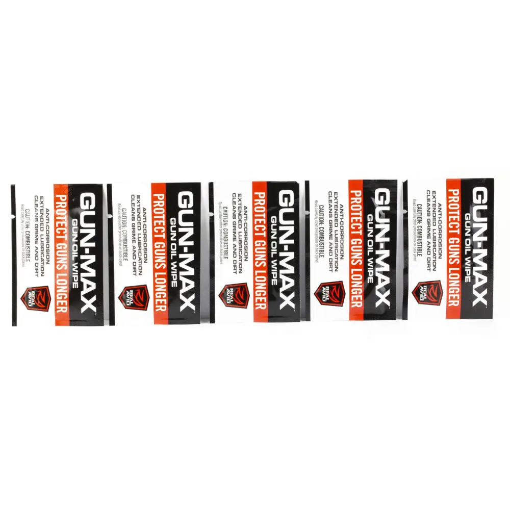 Real Avid AVGMW25 Gun-Max Oil Wipes 25ct Corrosion Protection - Real Avid
