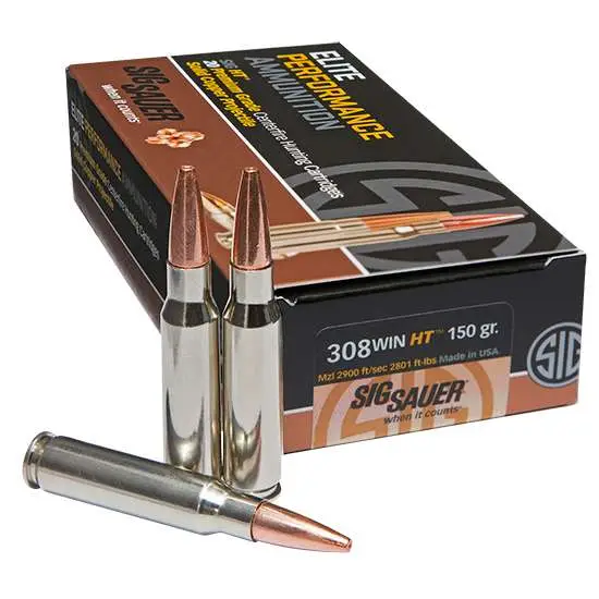 Sig Sauer Elite Copper Hunting .308 Win 150gr Ammo