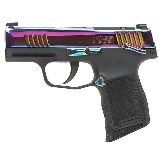 Sig Sauer P365-380 Rainbow Titanium Micro-Compact 380ACP 3.1" XRAY-3 OR 10RD - Sig Sauer - 380 ACP