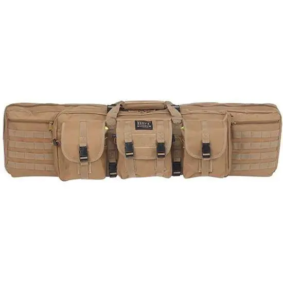 Bulldog Cases 37" Single Tactical Cs Large Accessory Pockets Tan