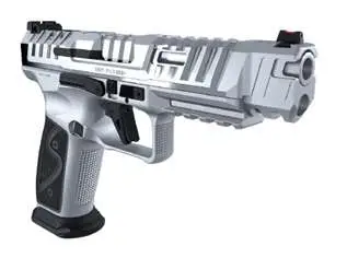Canik SFX Rival-S 9mm 5in 18rd Chrome Semi-Auto Pistol (HG7010C-N) - Century Arms - 9mm