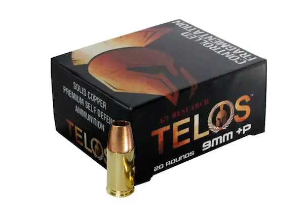 G2 Research Telos 9mm Luger +P 92gr Copper Hollow Point Ammo 20rd