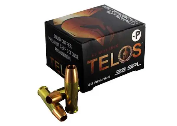 G2 Research TELOS 38SPL+ 105 Gr Copper HP 20 Rounds