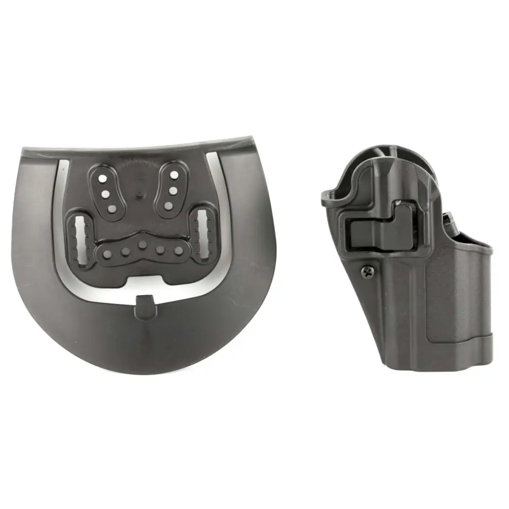 Blackhawk 410579BKR Serpa CQC OWB Size 79 Matte Black Polymer Belt Loop... - Blackhawk - MATTE BLACK