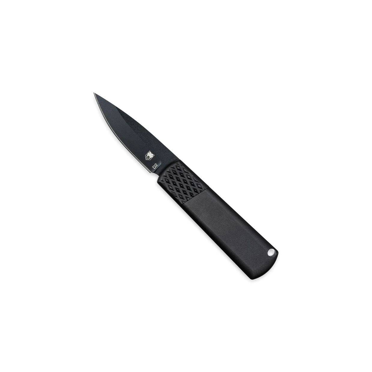 CobraTec CTCHRBLK Compact Auto Knife, Black, Hidden Release
