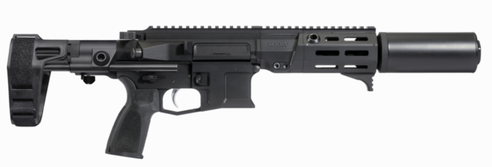 Maxim PDX-SD-PISTOL SUPPRESSED PISTOL BRACE 300 BLKOUT 5.5IN BARREL 20RD ARID-SCW BRACE-ALG TRIGGER-SDX TWO PIECE HANDGUARD-PDX-SD 7.62 SUPPRESSOR MXM-47845