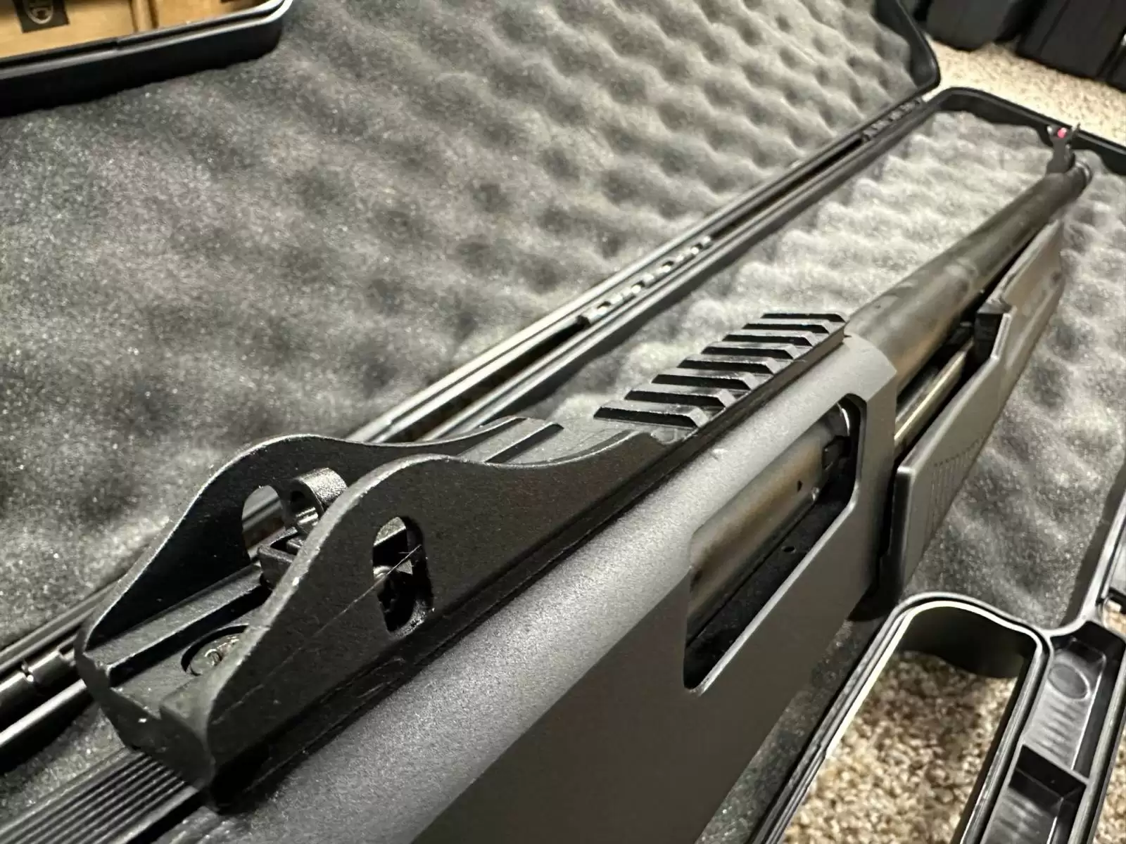 Dickinson XX3T-2 12 Gauge Pump Shotgun, 18.5" Barrel, 5+1, Ghost Sights - View 4