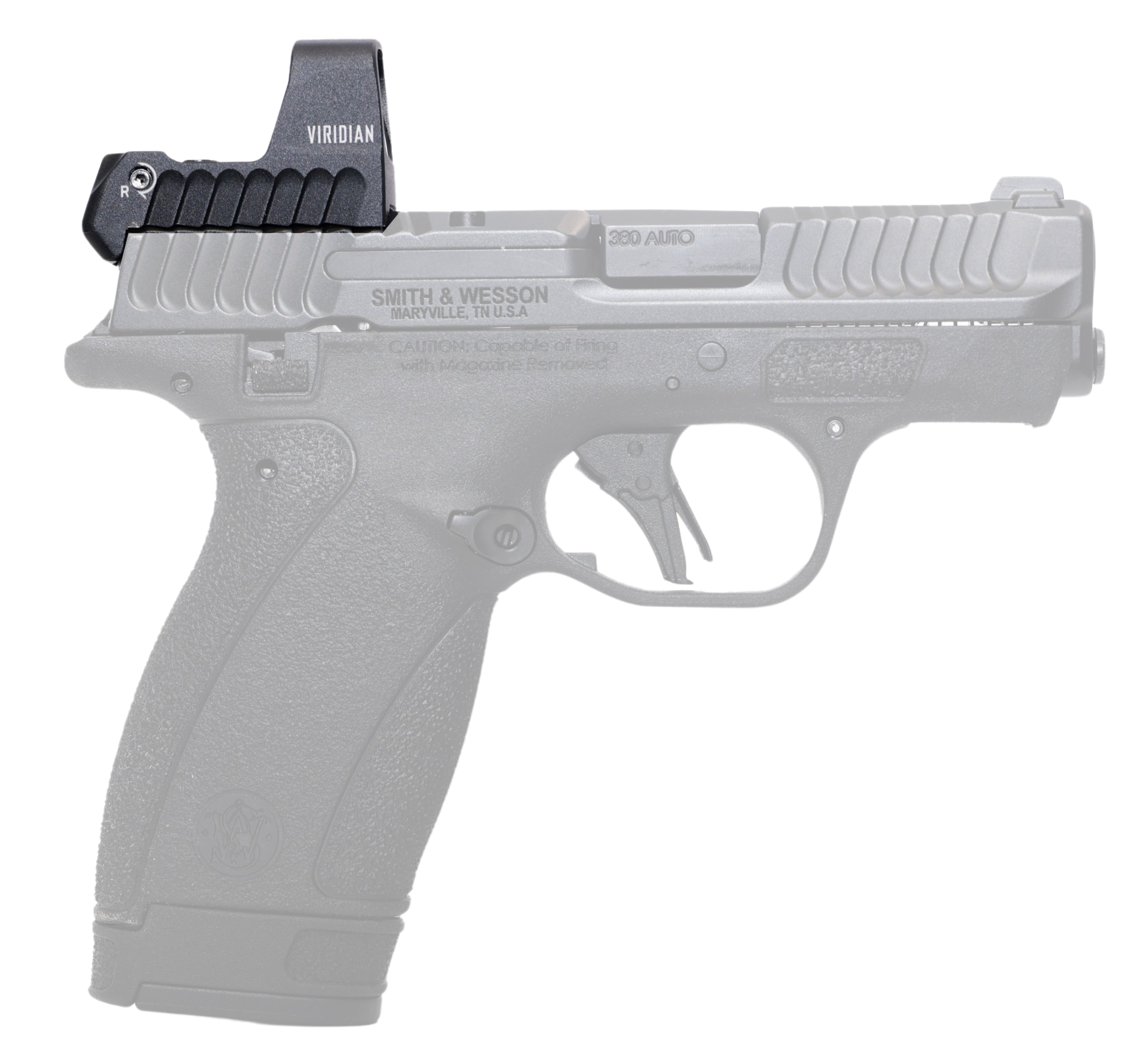 Viridian 9810186 RFX Custom Black 1x16mm Fits S&W Bodyguard 2.0 - Viridian Weapon Technologies