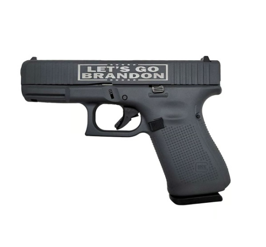 Glock G45 9mm Pistol 4" Barrel Gray 17rd "Let's Go Brandon" Cerakote - Glock - 9mm